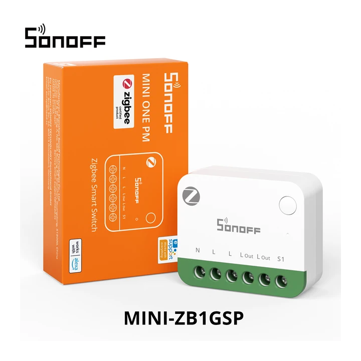 SONOFF MINI-ZB1GSP MINI ONE PM умный выключатель Zigbee 16А