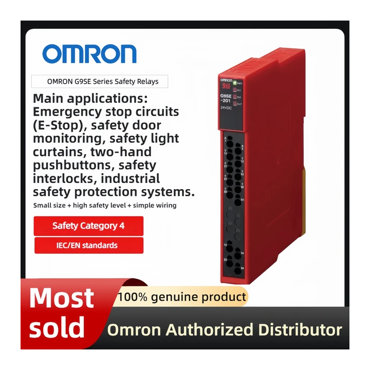 Omron G9SE-201 DC24V  блок реле безопасности