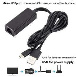 Ethernet-адаптер nku для Fire TV Stick черный