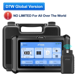 XTOOL D7W Bluetooth диагностический инструмент Всесистемный автомобильный сканер Двунаправленный контроль ЭБУ Онлайн-код Встрое
