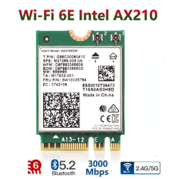 FOVORE Беспроводная сетевая карта WiFi 6 AX210NGW