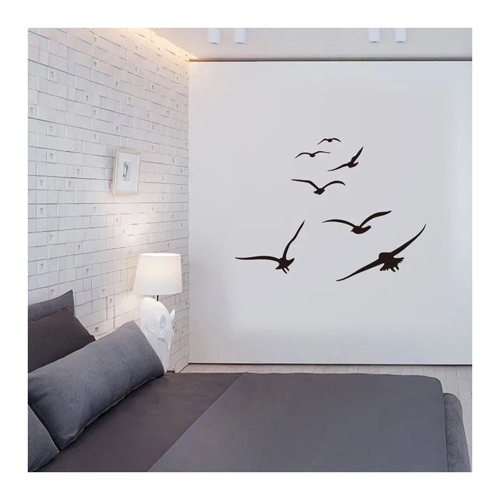 Наклейки на стену HonC  A Flock Of Seabirds