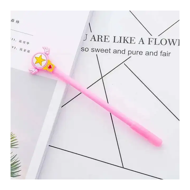 Гелевая ручка Lytwtw's Kawaii звезда розовые крылья