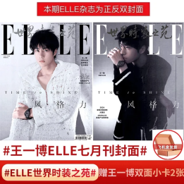 Журнал Wang yibo ELLE июль 2024