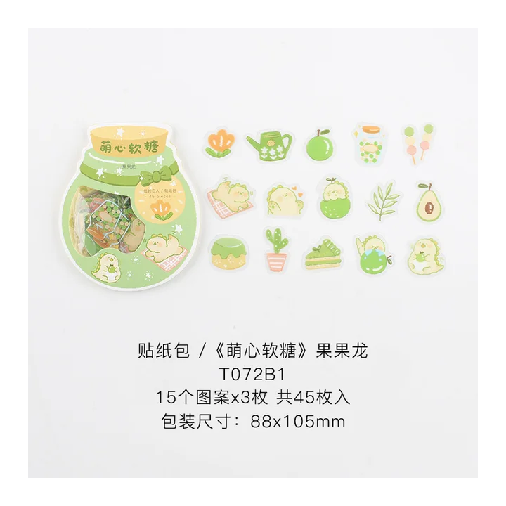 Декоративные наклейки Mengtai для скрапбукинга, 45 шт.