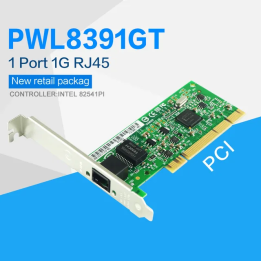 PCI сетевая карта PWLA 8391GT 10/100/1000 Мбит/с для Intel 82541PI