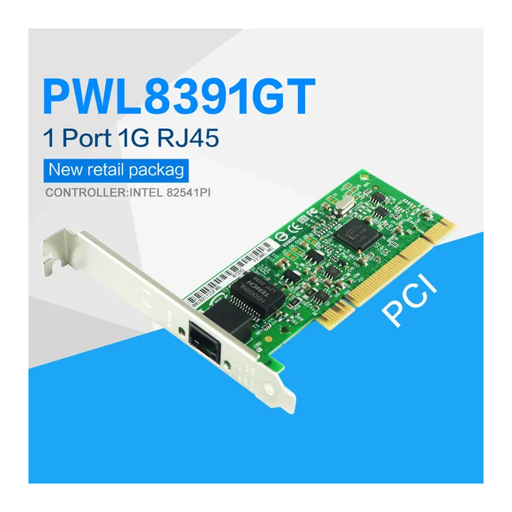 PCI сетевая карта PWLA 8391GT 10/100/1000 Мбит/с для Intel 82541PI