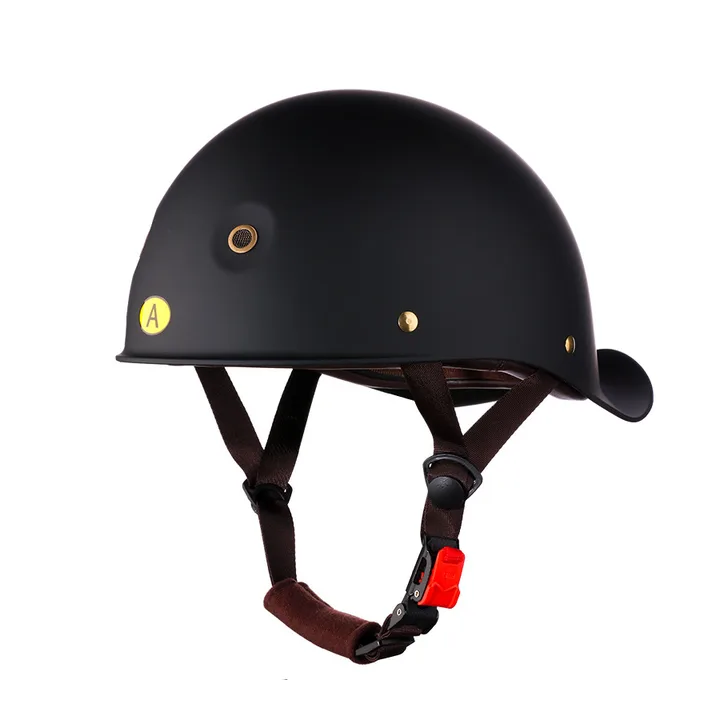 Мотоциклетный шлем Bobber в стиле ретро/Cafe Racer/Chopper/Bagger, шлем для скутера, мотоциклетный шлем для верховой езды, винт