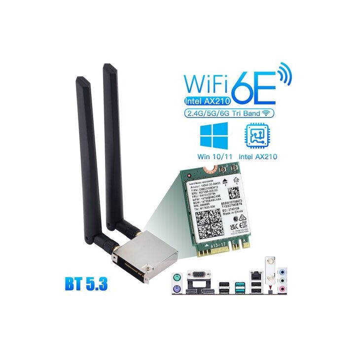 Сетевая карта Intel AX210 Wi - Fi 6E