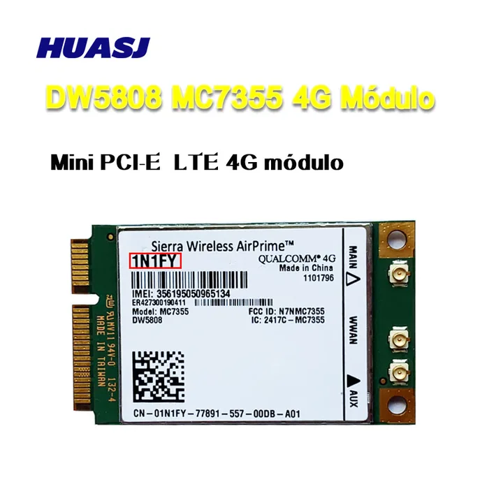 HUASJ Airprime MC7355 4G Модуль для Dell