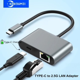 Ethernet адаптер kebidumei  USB 3.2 Type C 2.5Гбит