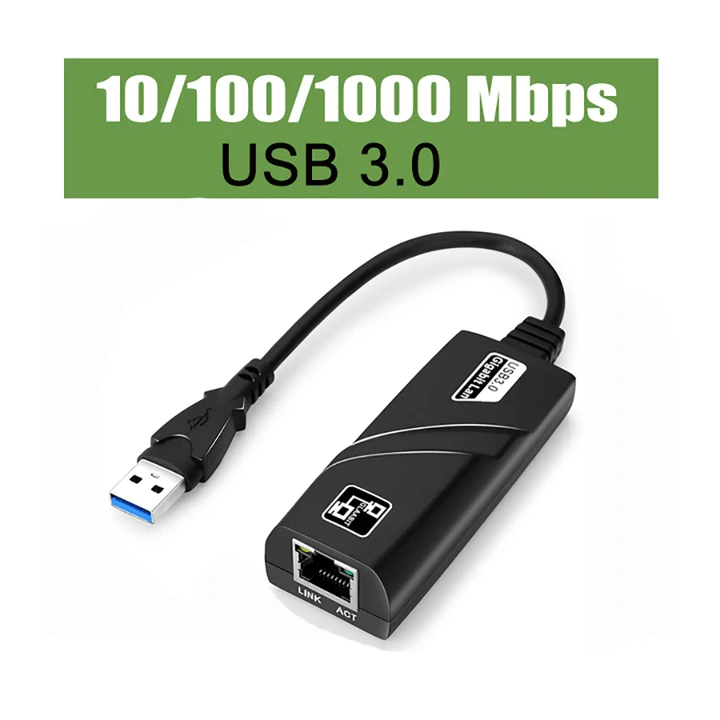 USB3.0 100/1000 Мбит/с проводной USB-адаптер и адаптер Ethernet Type-C-RJ45 для ПК, Macbook, ноутбуков с Windows 10
