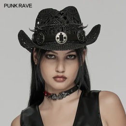 Женская джинсовая шапка Punk Rave