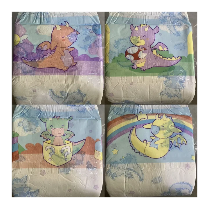 Подгузники-трусы ABDL Kawaii Cartoon для взрослых 5 шт.