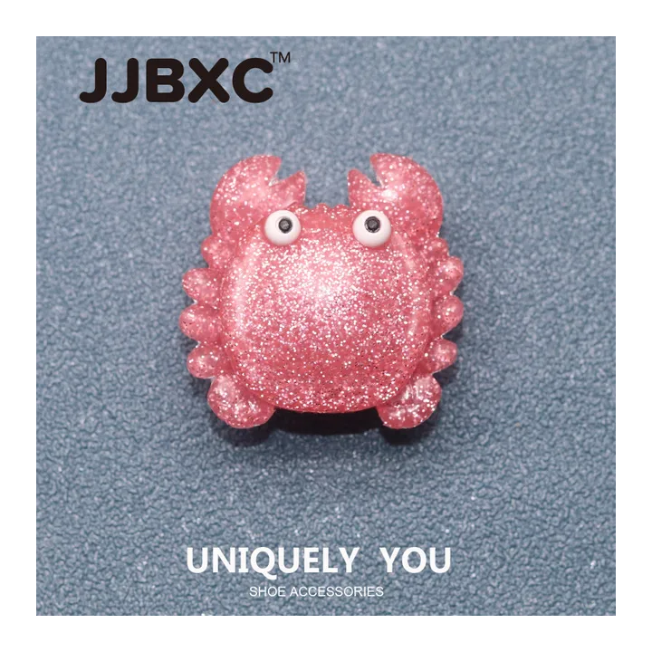 JJBXC CHARM обувь с пряжкой, аксессуары для обуви, модная обувь с рисунком краба «сделай сам», аксессуары, подходящие для обуви