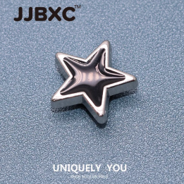 JJBXC CHARM обувь с пряжкой, аксессуары для обуви, металлическая звезда, модная обувь «сделай сам», аксессуары, подходящие для 