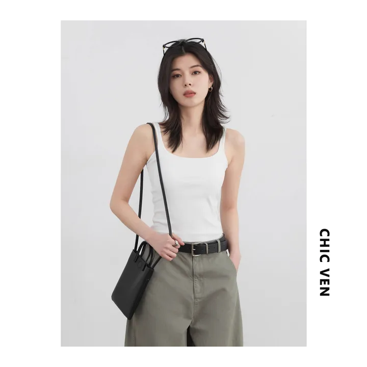 CHIC VEN женские топы из вискозы и хлопка