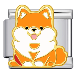 Браслет из нержавеющей стали MoBuy с подвеской Shiba Inu