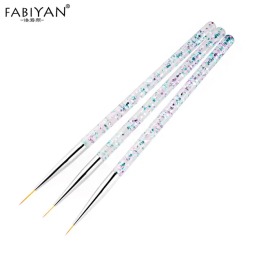 Линейки для нейл-арта FABIYAN, 3 шт.