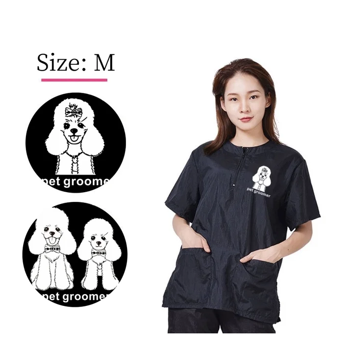 Водонепроницаемый рабочий халат для грумера Polyester cotton  S/M/L/XL/2XL/3XL/4XL