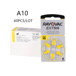 Rayovac Extra Zinc Air Battery A10 10A для слуховых аппаратов