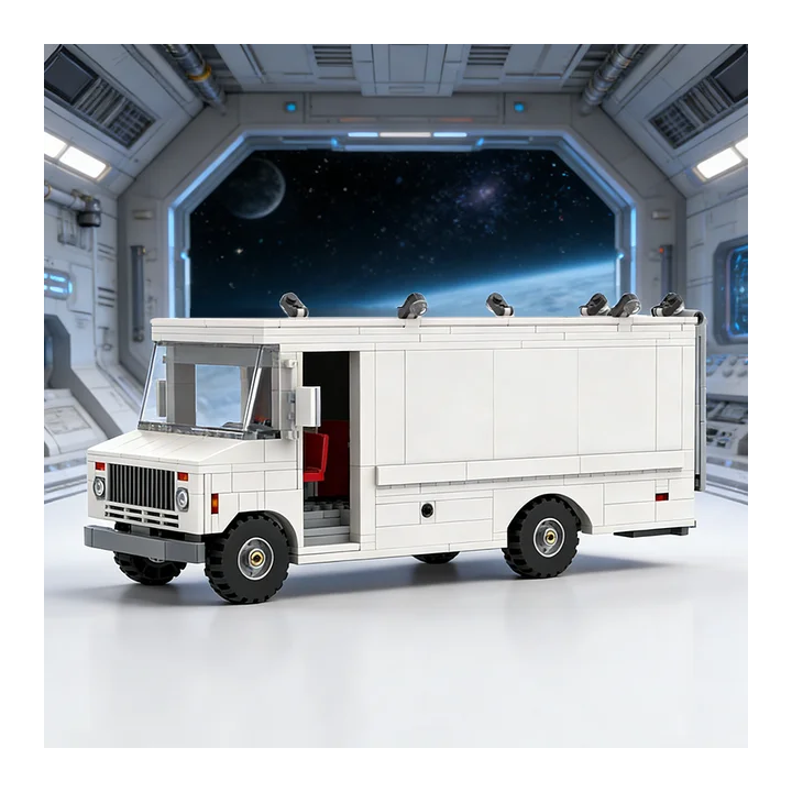 MOC Транспортный фургон 533 деталей