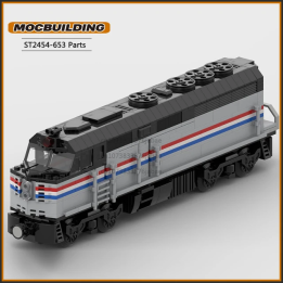 Конструктор MOCBUILDING Городской поезд EMD F40PH