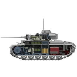 Модель танка Pz.Kpfw.III Ausf. J Rye Field 1/35