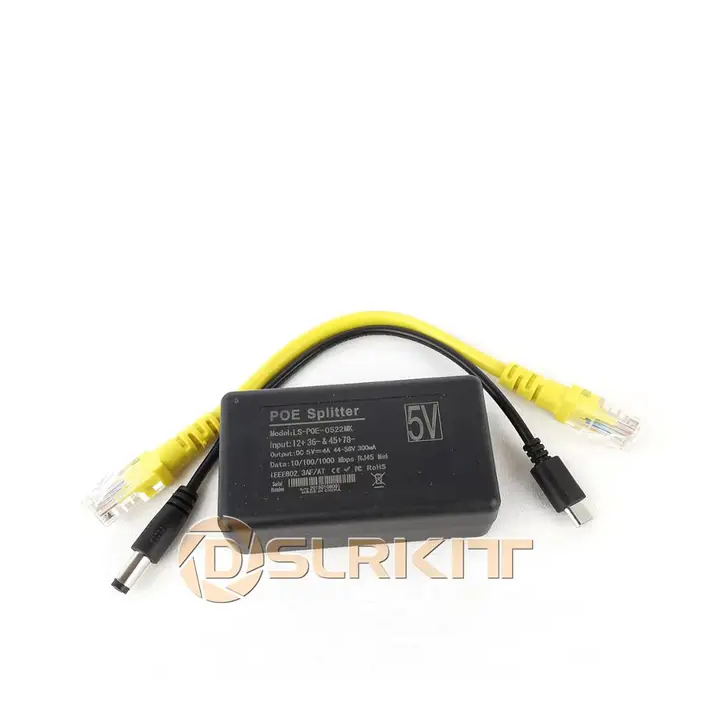 Dslrkit LS-POE-0522MK Активный разветвитель PoE для Raspberry Pi 5 4B