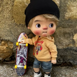 Кукла BJD dollhua 1/12 12 см мальчик резиновая
