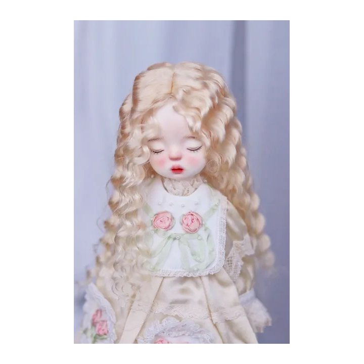 Парик из мохера для куклы 1/6 BJD, блондинка