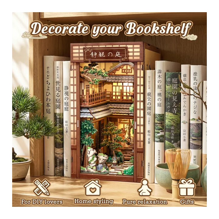 Миниатюрная модель книжного магазина CUTEBEE 3D пазл из дерева
