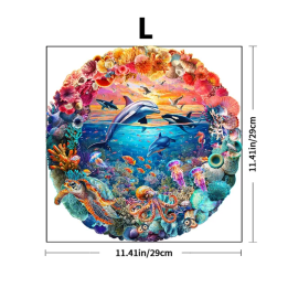 Деревянный пазл Ocean World