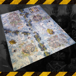 Боевой коврик, игровой коврик, зона развертывания, НОВОЕ 11-е издание, 66"x44", аксессуары для военных игр, игровые коврики