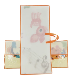 Детский коврик для ползания Orange & Beige