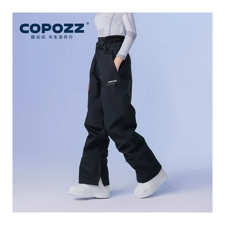 COPOZZ Мужские зимние лыжные штаны из полиэстера