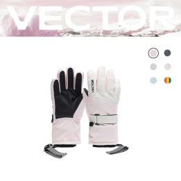 VECTOR Детские теплые лыжные перчатки из шерсти