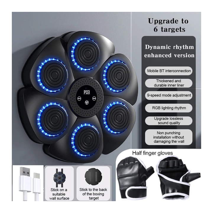Музыкальный боксерский мешок  Bluetooth  для дома