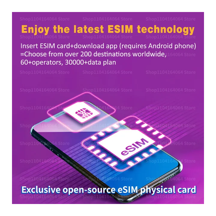 Физическая карта ESIM с открытым исходным кодом EasyEUICC, неограниченное количество записываемых номеров телефонов (30) для iP