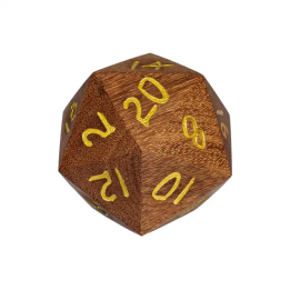 Деревянный кубик Cusdie D20 50 мм