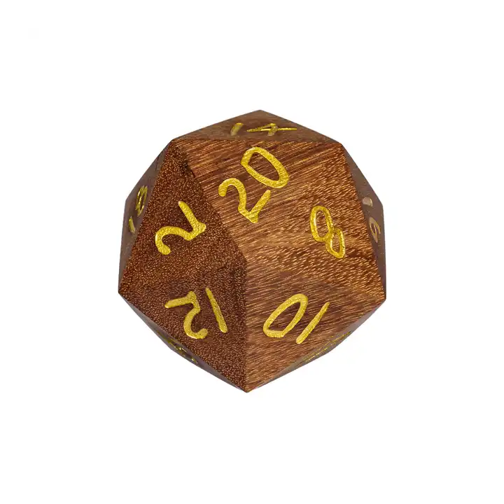 Деревянный кубик Cusdie D20 50 мм