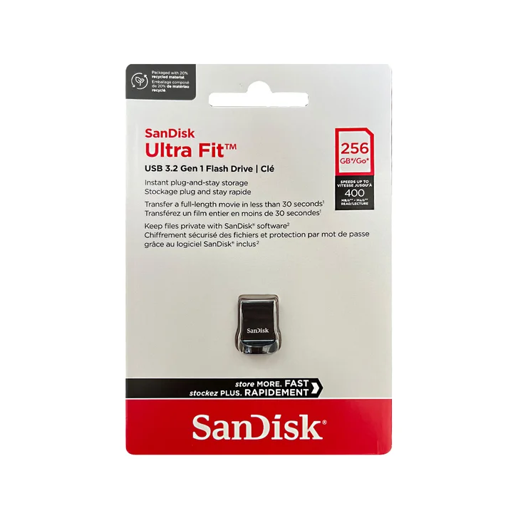 SanDisk Ultra Fit USB 3.2 флешка 32/64/128/256/512 ГБ