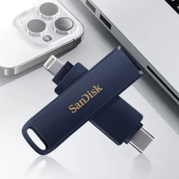 SanDisk SDIXDON флешка 128/256 ГБ 2-в-1 Lightning USB Type-C