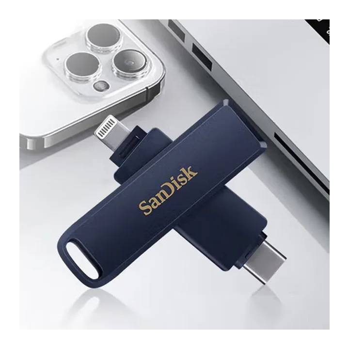 SanDisk SDIXDON флешка 128/256 ГБ 2-в-1 Lightning USB Type-C