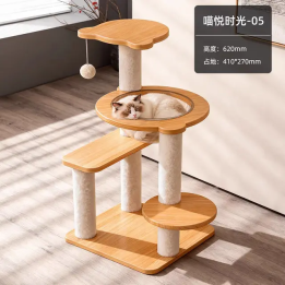 Кошачья башня-дерево двухъярусная  Luxury House Cat Tower