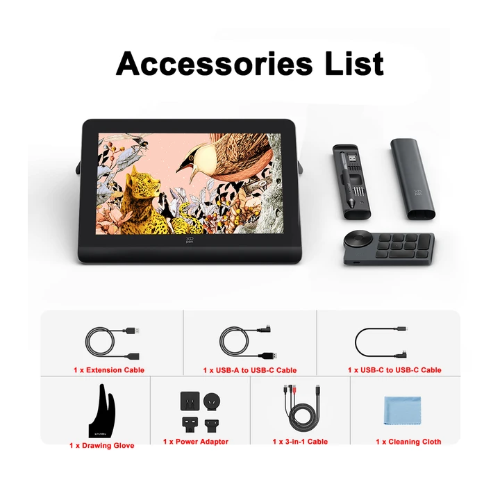 Графический планшет XPPen Artist Pro 16 (Gen 2) 2.5K с стилусом 16K X3 Pro, экраном с эффектом бумаги и монитором для рисования