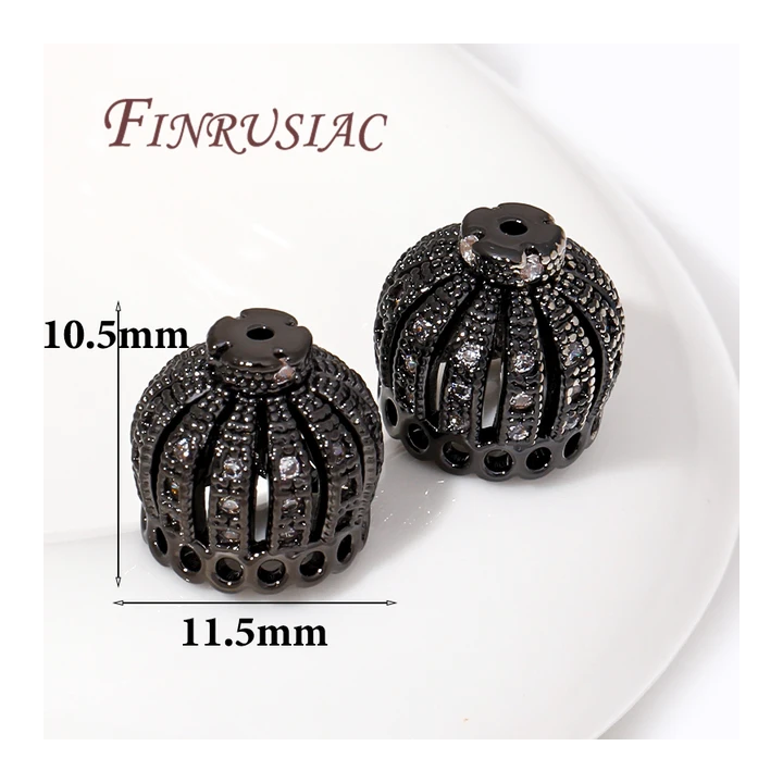 Золотые короны для браслетов FINRUSIAC, 6 штук