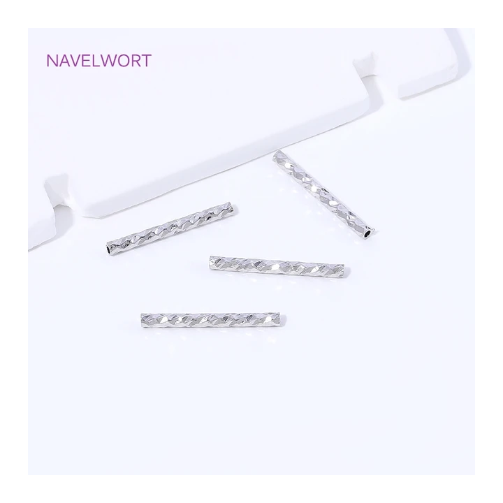 Разделители для бусин NAVELWORT 50 шт., позолоченные 18-каратным золотом