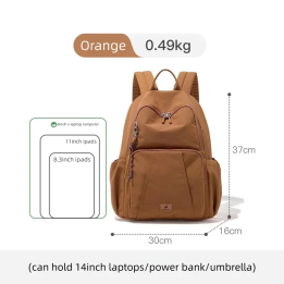 Рюкзак Fouvor Minimalist Commuter Travel Backpack, легкий походный рюкзак для путешествий, вместительный школьный ранец для сту