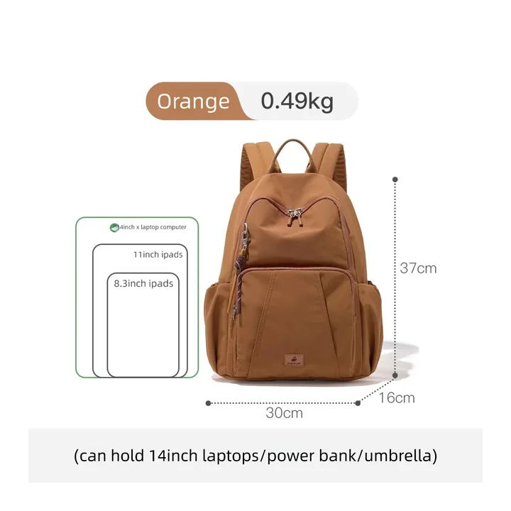 Рюкзак Fouvor Minimalist Commuter Travel Backpack, легкий походный рюкзак для путешествий, вместительный школьный ранец для сту
